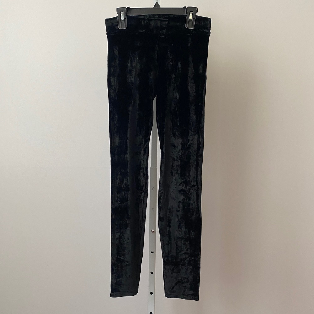 Unveil MobWife Witchy Goth Velvet High Rise Skinny Leggings Small Black
